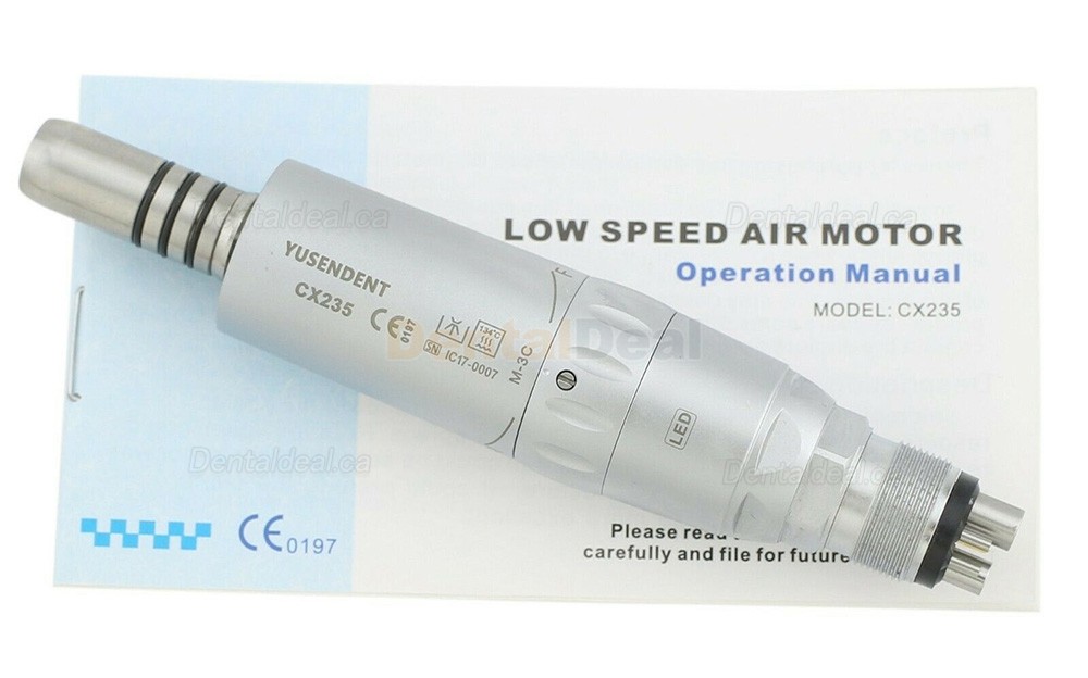 YUSENDENT COXO Dental Led Fiber Air Motor 6 Hole Inner Water